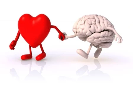 Heart and brain walking